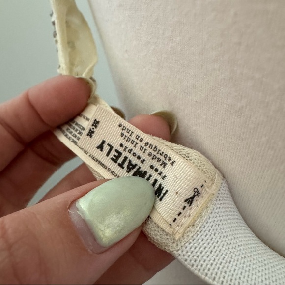 Free People Beaded Embroidered Bralette – Ivory Boho Festival Top - Picture 6 of 6